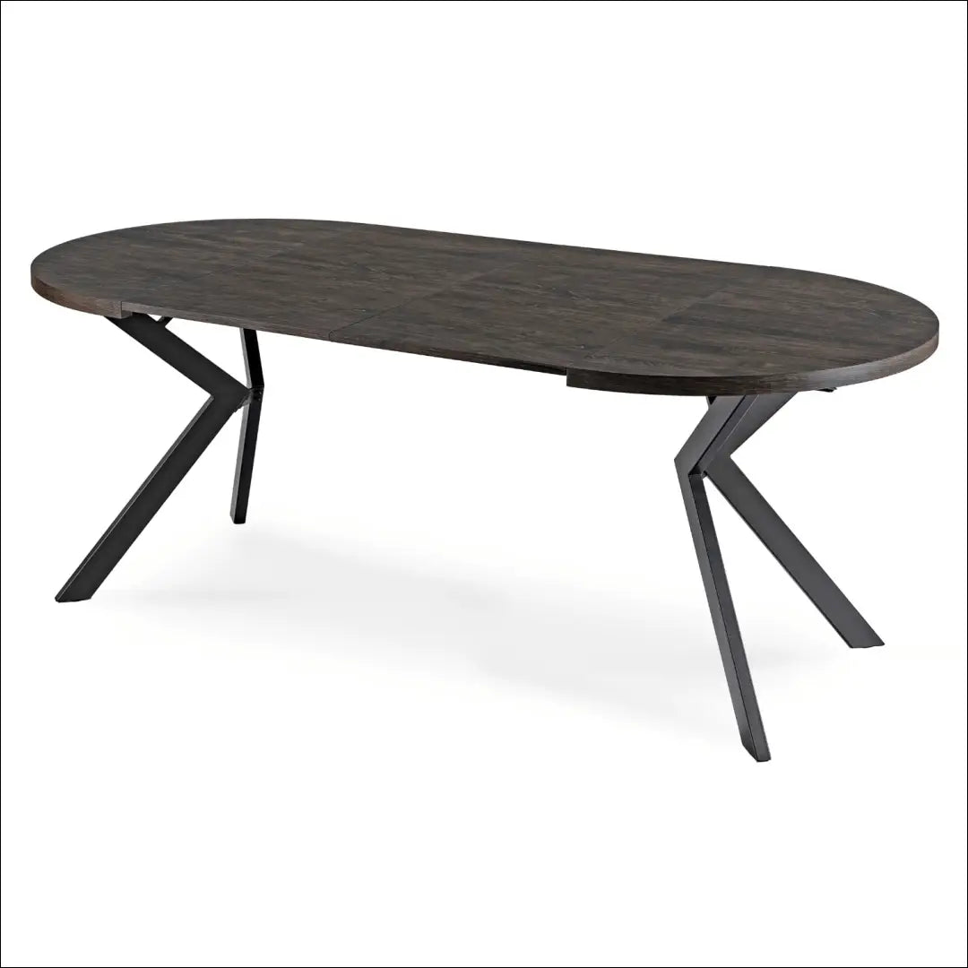 Prailginamas stalas iš MDF juodos spalvos 100-250 cm TE218 - €376 Save 15% __label:Pristatymas 5-14 d.d., elite,