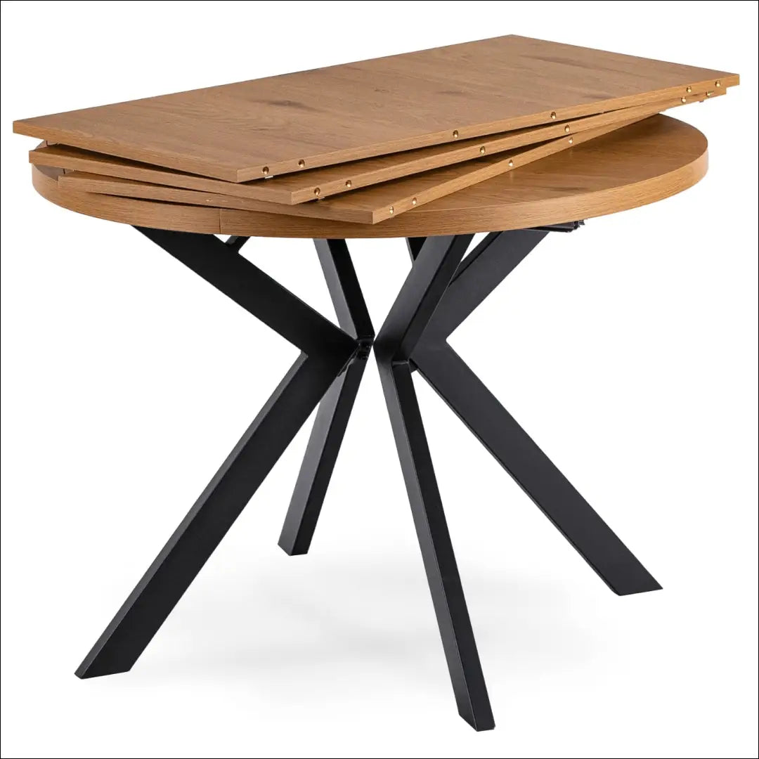 Prailginamas stalas iš MDF juodos spalvos / ąžuolo 100-250 cm TE134 - €376 Save 15% __label:Pristatymas 5-14 d.d.,