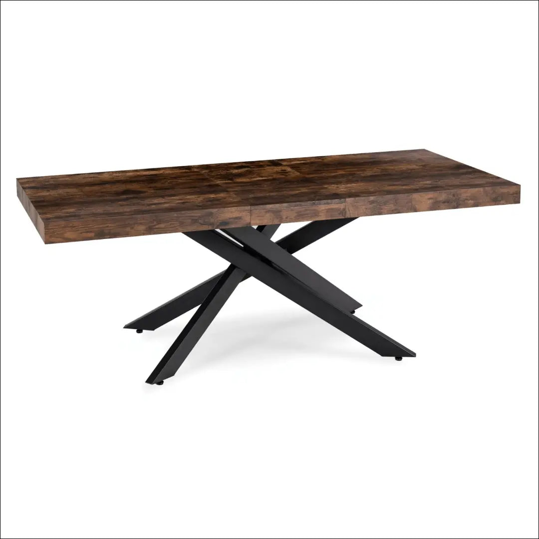 Prailginamas stalas iš MDF juodos spalvos / ąžuolo 160-240 cm TE908 - €423 Save 15% __label:Pristatymas 5-14 d.d.,