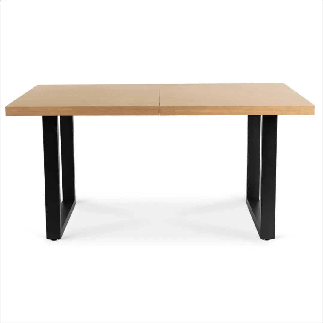 Prailginamas stalas iš MDF juodos spalvos / ąžuolo 160-260 cm TE164 - €372 Save 15% __label:Pristatymas 5-14 d.d.,