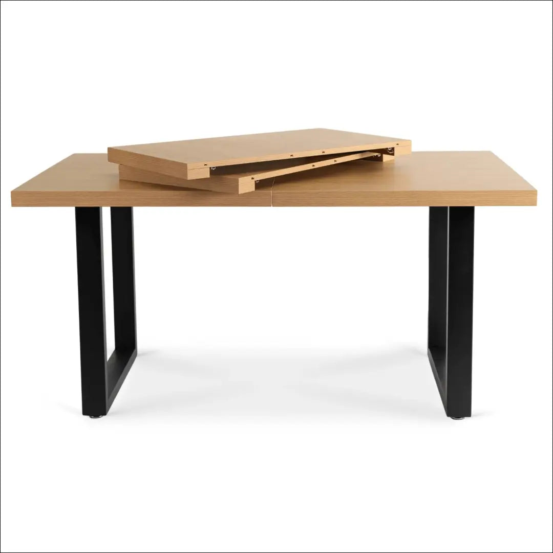 Prailginamas stalas iš MDF juodos spalvos / ąžuolo 160-260 cm TE164 - €372 Save 15% __label:Pristatymas 5-14 d.d.,