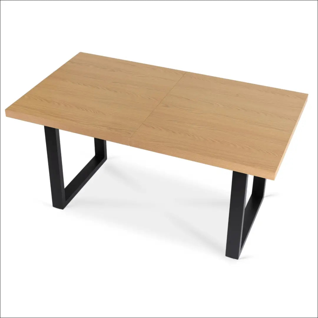 Prailginamas stalas iš MDF juodos spalvos / ąžuolo 160-260 cm TE164 - €372 Save 15% __label:Pristatymas 5-14 d.d.,