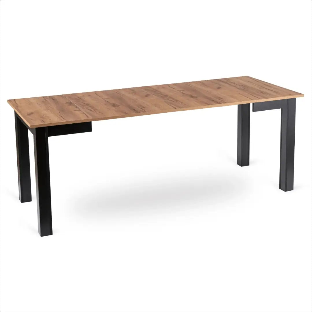Prailginamas stalas iš MDF juodos spalvos / ąžuolo 80-200 cm TE825 - €228 Save 15% __label:Pristatymas 5-14 d.d.,