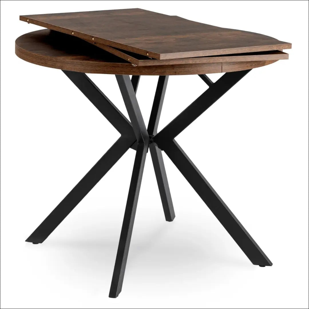 Prailginamas stalas iš MDF juodos spalvos / ąžuolo 90-190 cm TE528 - €338 Save 15% __label:Pristatymas 5-14 d.d.,