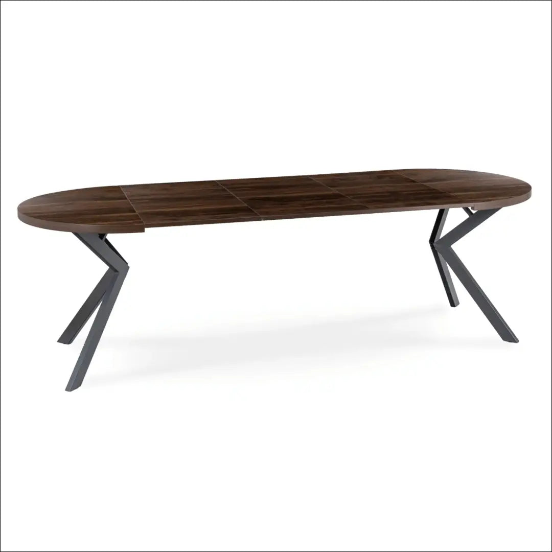 Prailginamas stalas iš MDF juodos spalvos / riešuto 100-250 cm TE1047 - €376 Save 15% __label:Pristatymas 5-14 d.d.,