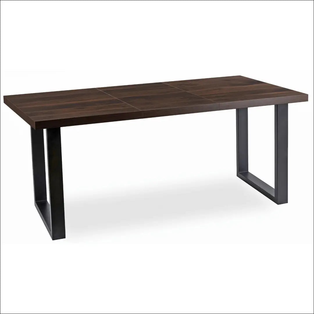 Prailginamas stalas iš MDF juodos spalvos / riešuto 130-230 cm TE769 - €358 Save 15% __label:Pristatymas 5-14 d.d.,