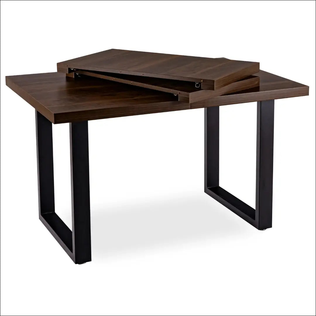 Prailginamas stalas iš MDF juodos spalvos / riešuto 130-230 cm TE769 - €358 Save 15% __label:Pristatymas 5-14 d.d.,