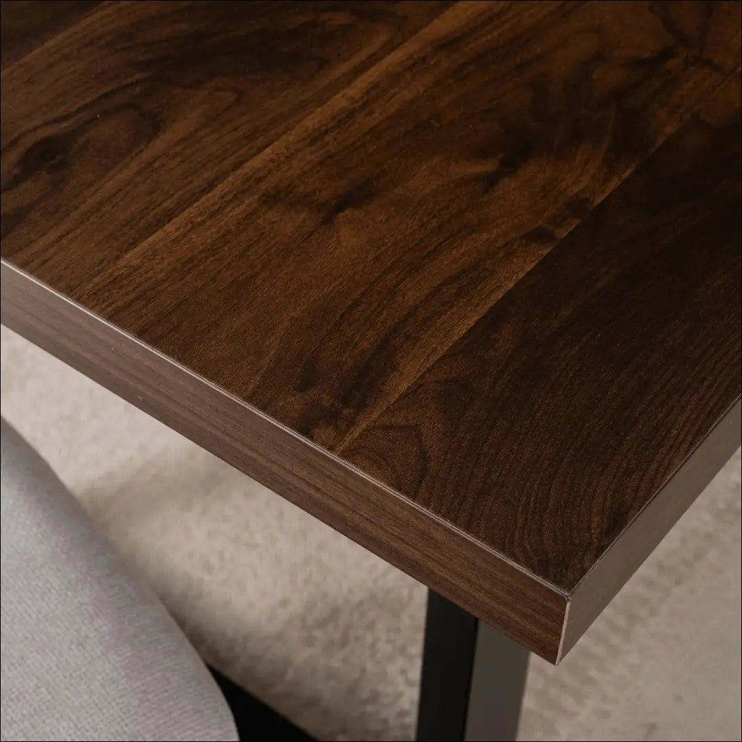 Prailginamas stalas iš MDF juodos spalvos / riešuto 160-260 cm TE999 - €384 Save 15% __label:Pristatymas 5-14 d.d.,