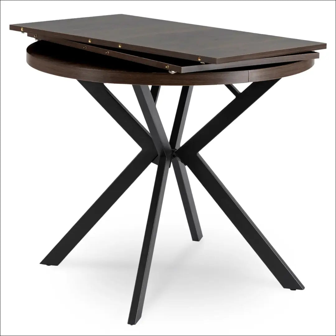 Prailginamas stalas iš MDF juodos spalvos / riešuto 90-190 cm TE596 - €338 Save 15% __label:Pristatymas 5-14 d.d.,
