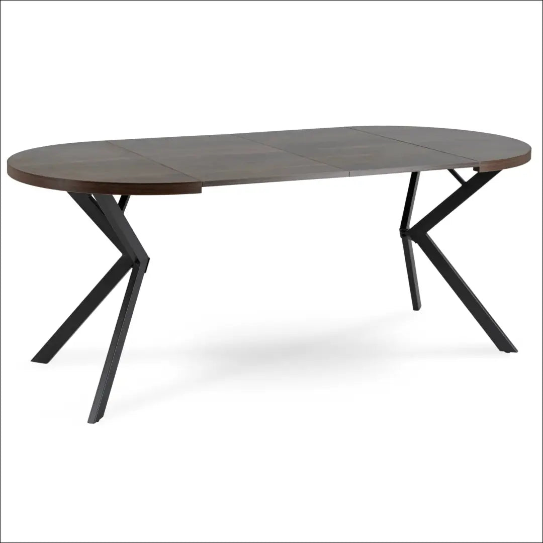 Prailginamas stalas iš MDF juodos spalvos / riešuto 90-190 cm TE596 - €338 Save 15% __label:Pristatymas 5-14 d.d.,