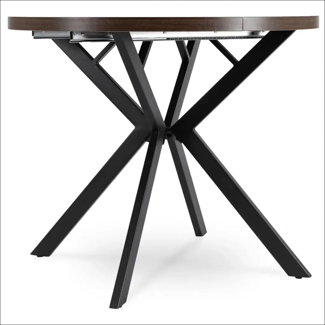 Prailginamas stalas iš MDF juodos spalvos / riešuto 90-190 cm TE596 - €338 Save 15% __label:Pristatymas 5-14 d.d.,