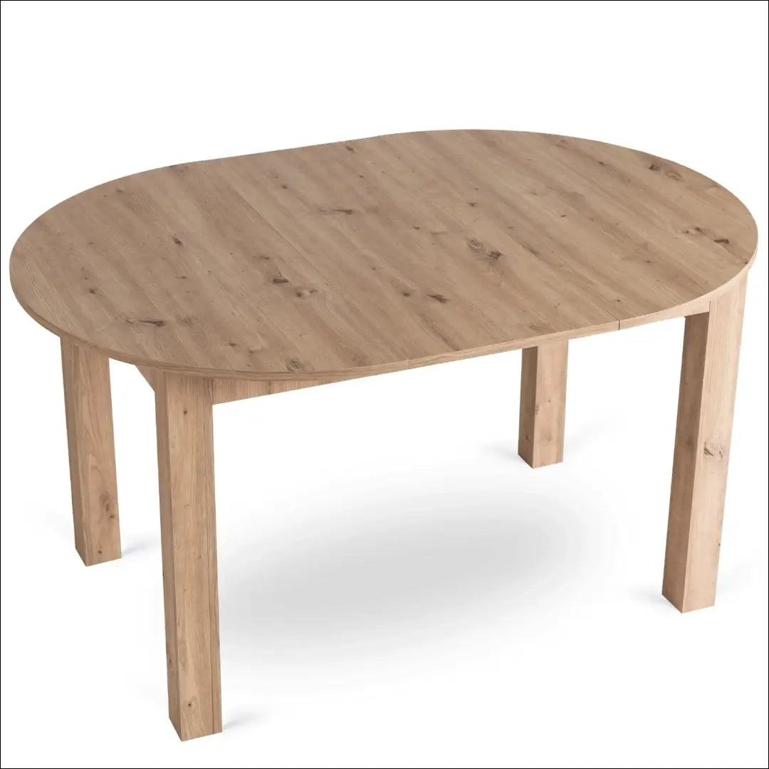 Prailginamas stalas iš medžio drožlių plokštės ąžuolo spalvos 102-142 cm TE1015 - €182 Save 15% 100-200,