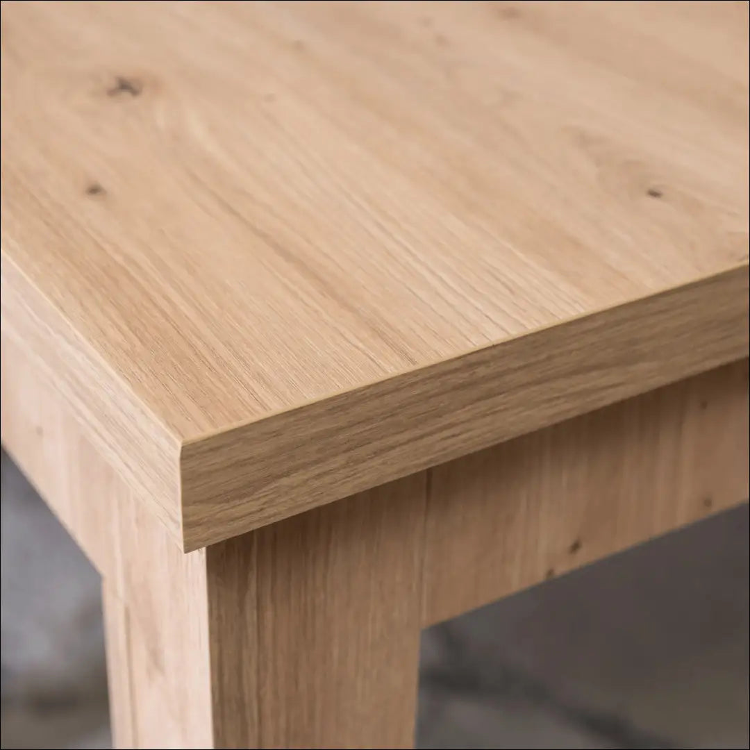 Prailginamas stalas iš medžio drožlių plokštės ąžuolo spalvos 120-160 cm TE570 - €190 Save 15% 100-200,