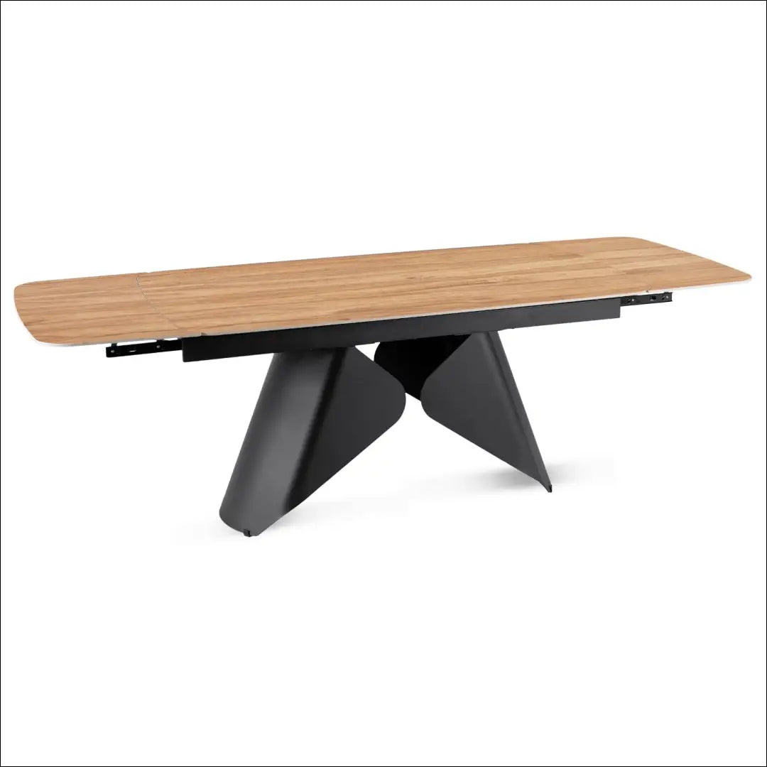 Prailginamas stalas su keraminiu stalviršiu juodos spalvos / ąžuolo 160-240 cm TE984 - €525 Save 15%