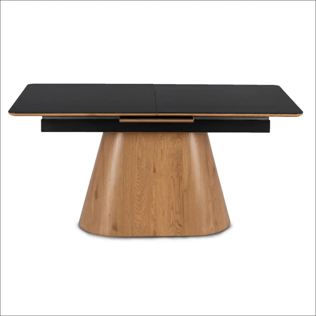 Prailginamas stalas su keraminiu stalviršiu juodos spalvos / ąžuolo 160-200 cm TE871 - €592 Save 15%