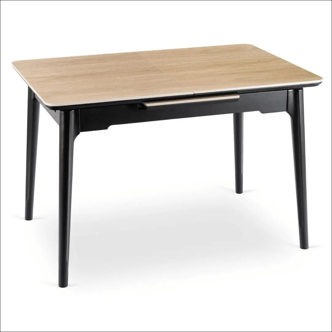 Prailginamas stalas su keraminiu stalviršiu juodos spalvos / ąžuolo 138-178 cm TE1012 - €294 Save 15%