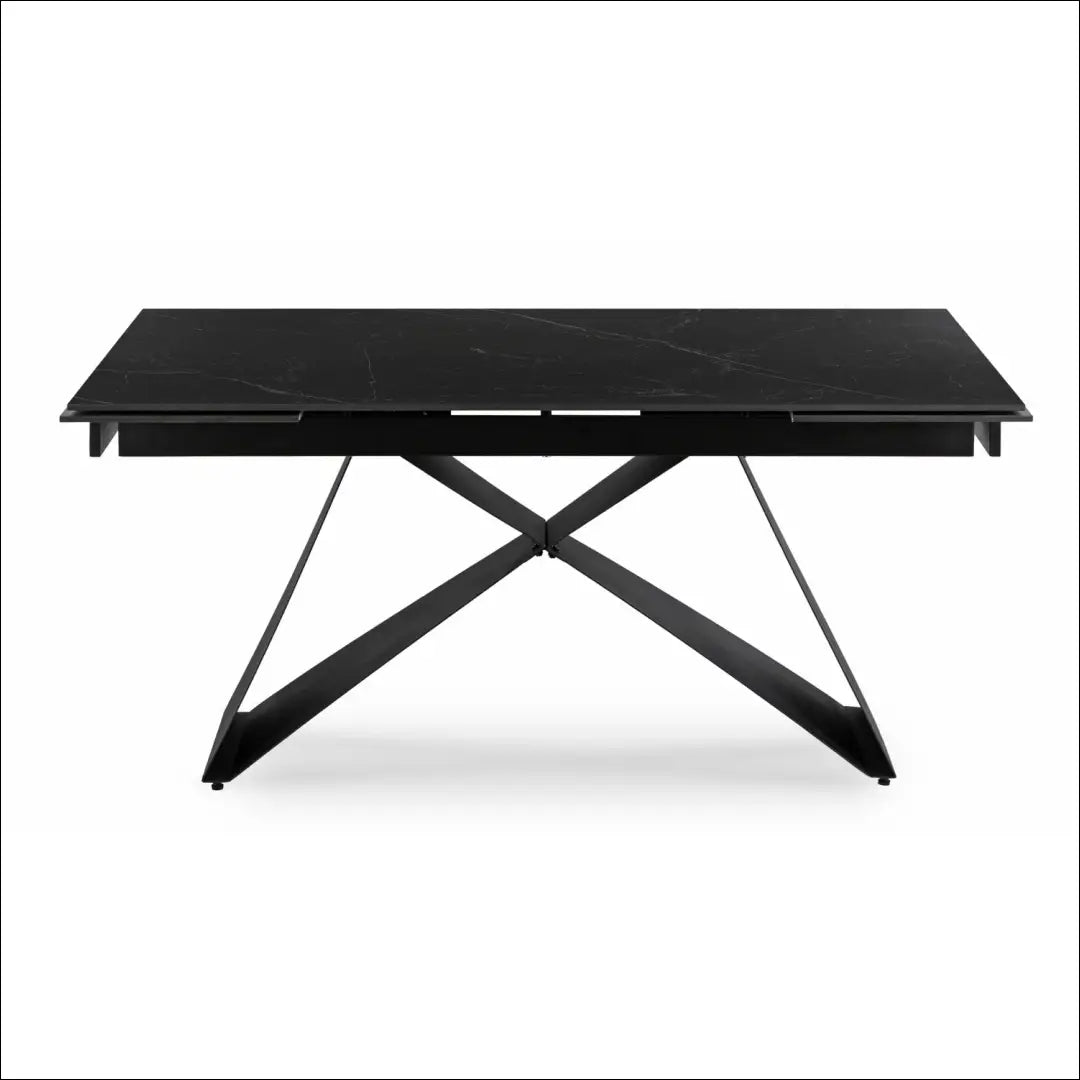 Prailginamas stalas su keraminiu stalviršiu juodos spalvos / marmuro 160-240 cm TE692 - €671 Save 15%