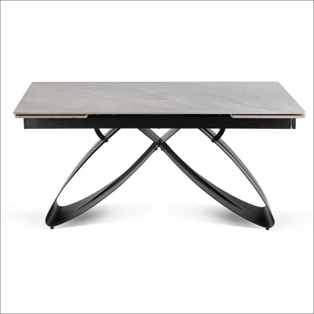 Prailginamas stalas su keraminiu stalviršiu juodos spalvos / pilkos 160-240 cm TE723 - €687 Save 15%