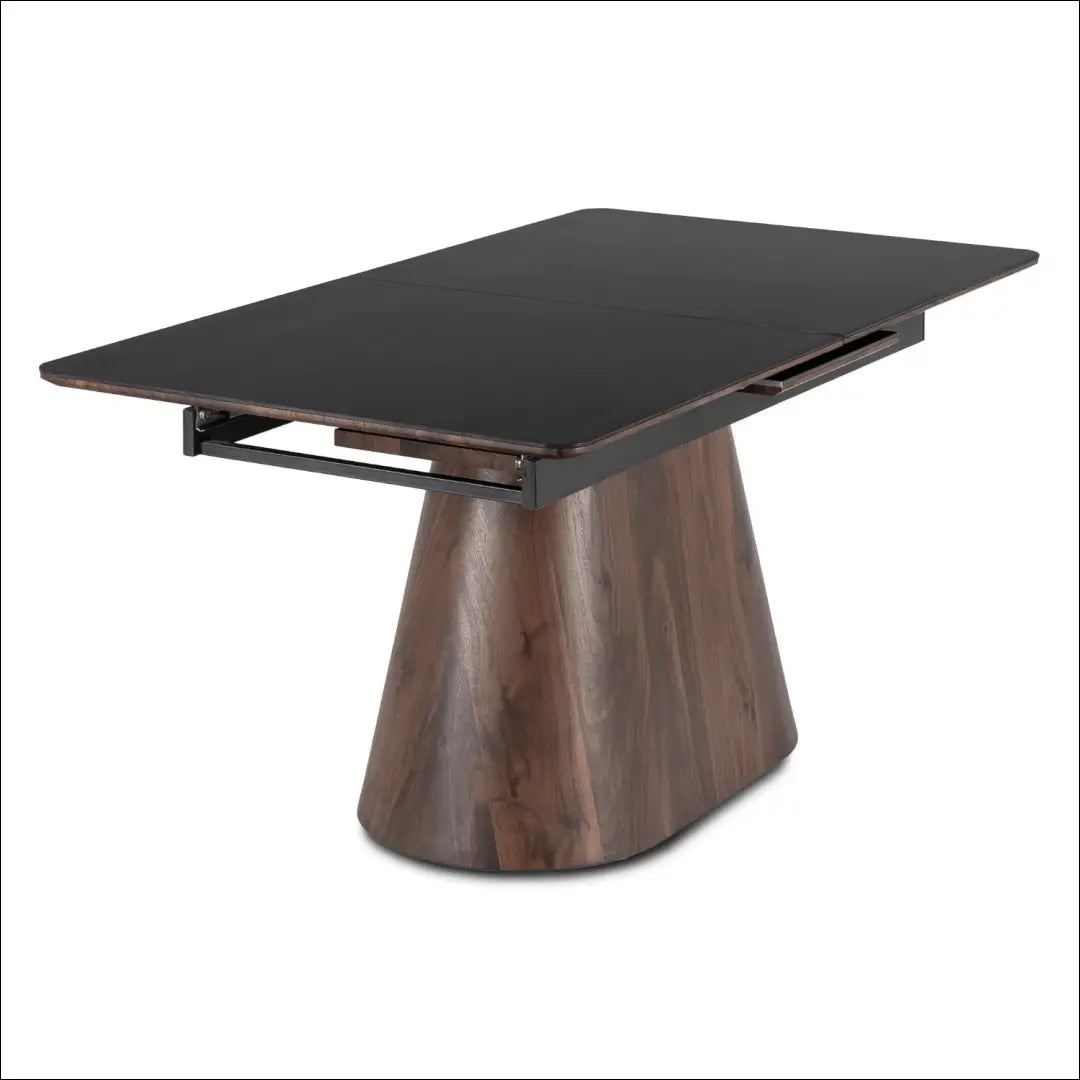 Prailginamas stalas su keraminiu stalviršiu juodos spalvos / riešuto 160-200 cm TE870 - €592 Save 15%