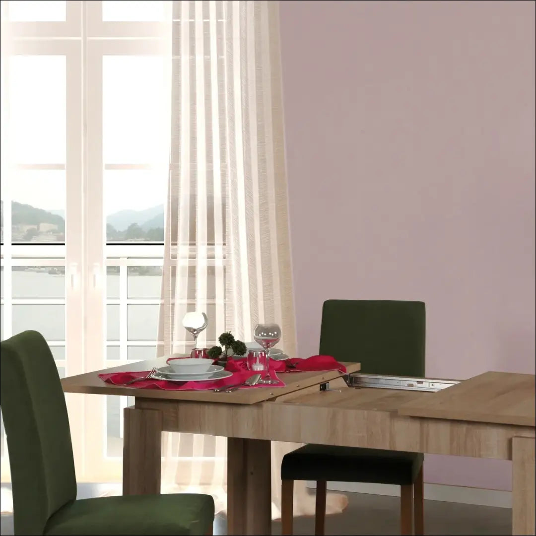 Prailginamas valgomojo stalas VI586 - €199 Save 65% 100-200, __label:Pristatymas 1-2 d.d., color-ruda,