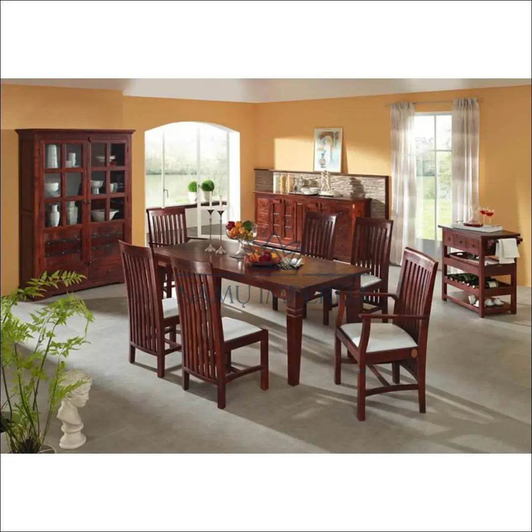 Prailginamas valgomojo stalas VI970 - €178 Save 65% 100-200, __label:Pristatymas 1-2 d.d., color-ruda,