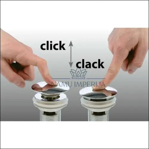 Praustuvo vožtuvas Click-Clack be persipylimo DA0052 - €20 Save 50% __label:Pristatymas 1-2 d.d., under-25,