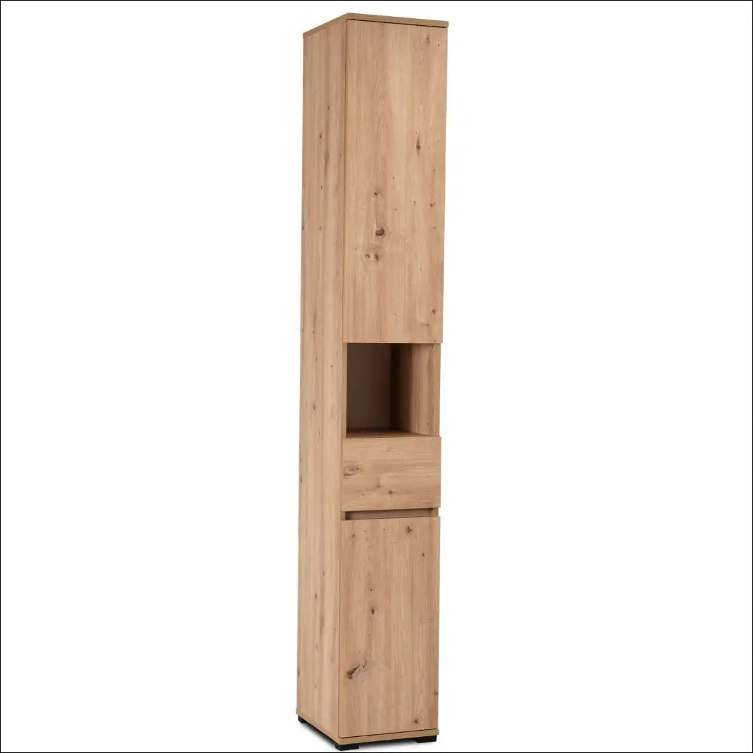 Prieškambario baldų komplektas iš medžio drožlių plokštės ąžuolo spalvos / grafito 80 cm TE1202 - €366 Save 15%