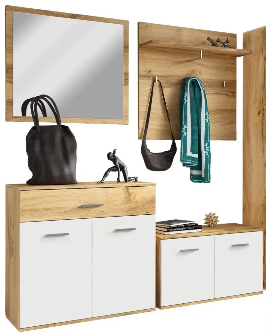 Prieškambario komplektas (4 dalys) KI1374 - €190 Save 50% 100-200, __label:Pristatymas 1-2 d.d., batu-lentyna,