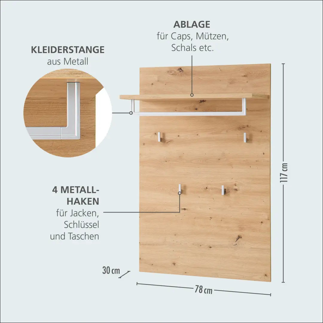 Prieškambario komplektas KI1678 - €595 Save 65% __label:Pristatymas 1-2 d.d., color-ruda, color-zalia, material-mdf,