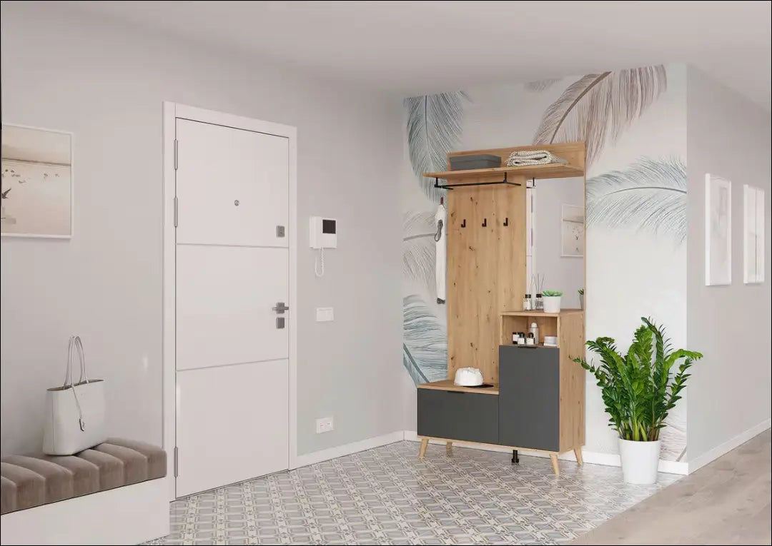 Prieškambario komplektas KI907 - €90 Save 50% 50-100, __label:Pristatymas 1-2 d.d., batu-lentyna, batu-spintele,