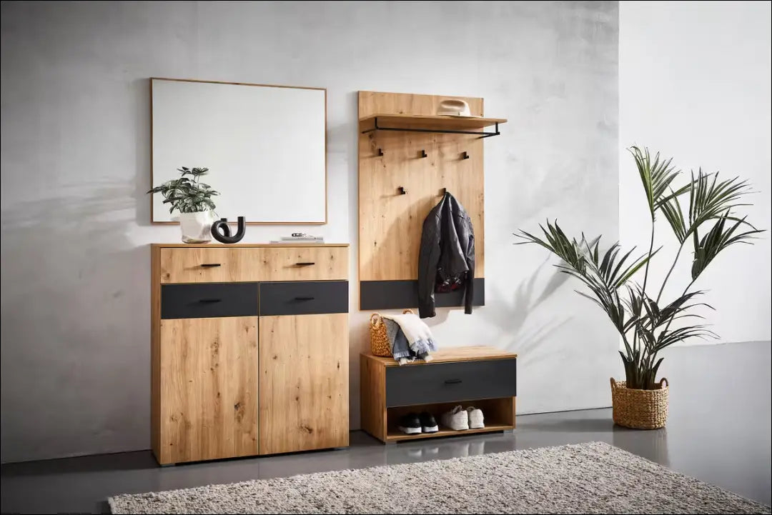 Prieškambario komplektas KI911 - €220 Save 50% __label:Pristatymas 1-2 d.d., batu-lentyna, batu-spintele,