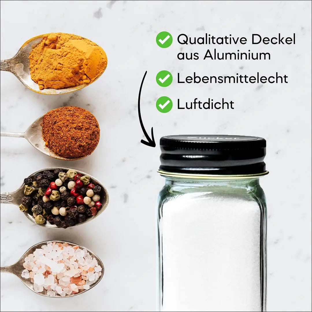 Prieskonių indelių komplektas (24vnt) DI11211 - €34 Save 50% 25-50, __label:Pristatymas 1-2 d.d., color-juoda,