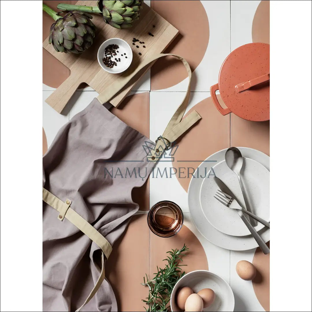 Prijuostė “Broste Copenhagen” DI7088 - €21 Save 55% __label:Pristatymas 1-2 d.d., color-ruda, color-smelio, interjeras,
