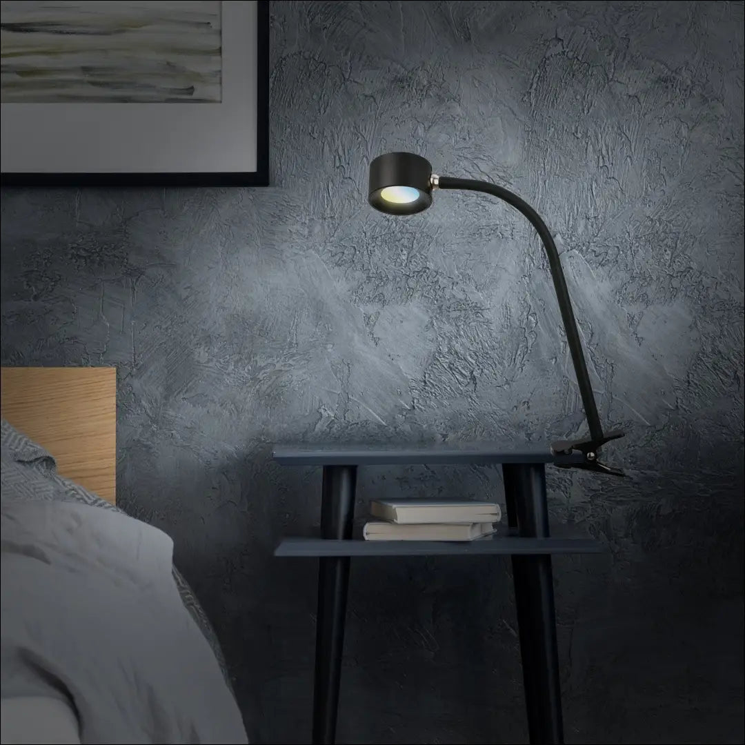 Prisegama skaitymo lempa DI12397 - €18 Save 50% __label:Pristatymas 1-2 d.d., color-juoda, interjeras,