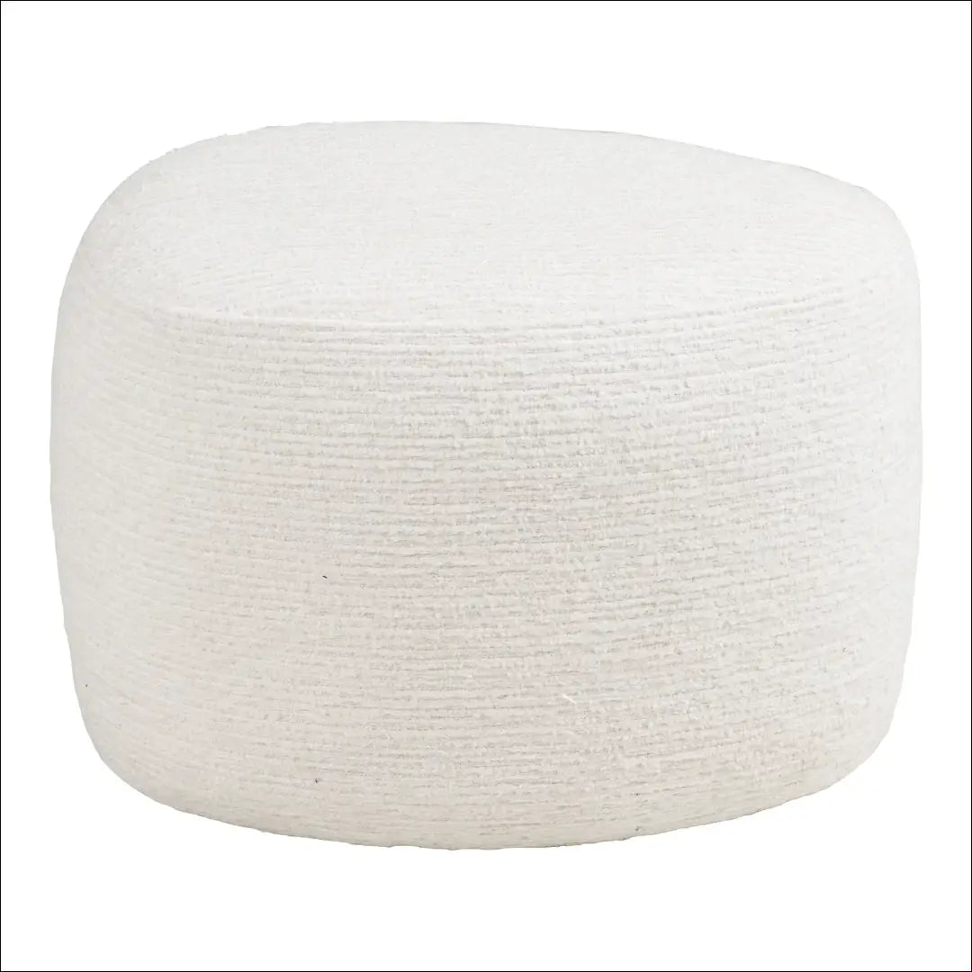 Pufas balkšvas 55x40x39 cm RD272 - €90 Save 15% 50-100, __label:Pristatymas 5-14 d.d., Balkšva, nordic, Poufs €50