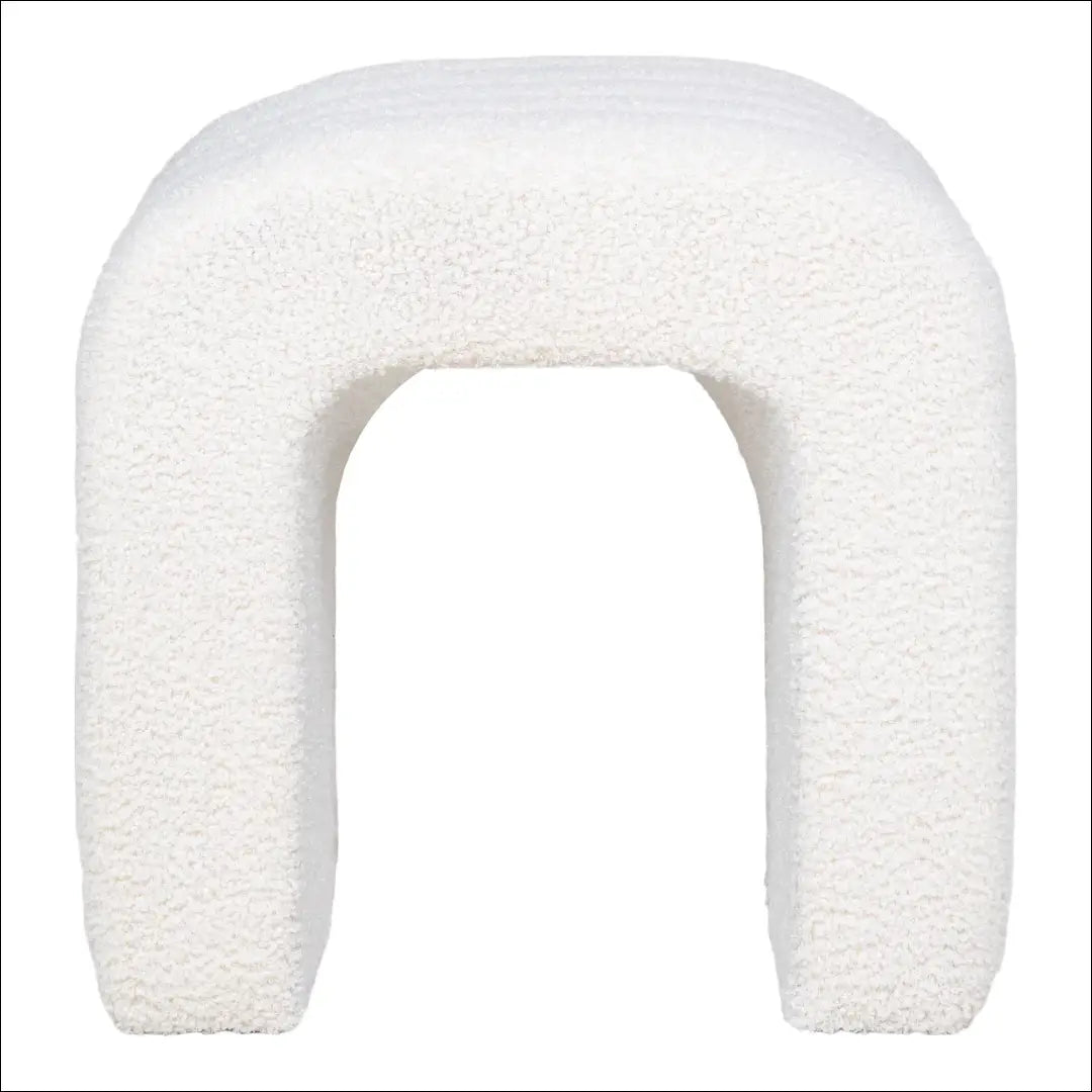 Pufas meškiukas baltas 42x41x36 cm RD291 - €68 Save 15% 50-100, __label:Pristatymas 5-14 d.d., Balta, nordic, Poufs €50