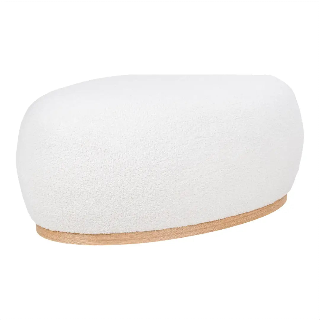Pufas meškiukas baltas 54,5x88,5x36 cm RD288 - €90 Save 15% 50-100, __label:Pristatymas 5-14 d.d., Balta, nordic, Poufs