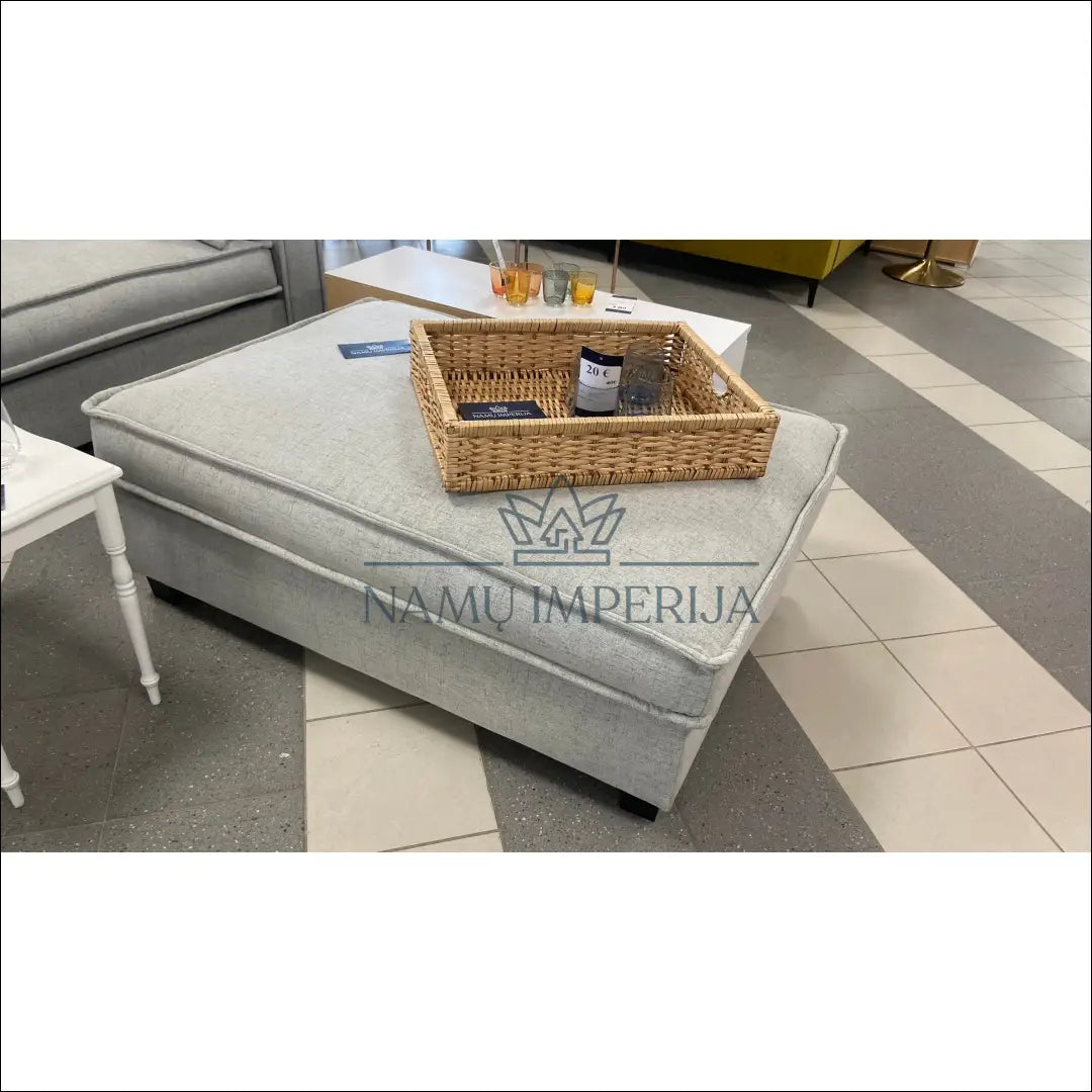 Pufas MI282 - €157 Save 50% __label:Pristatymas 1-2 d.d., color-pilka, material-gobelenas, minkšti, notouch50 €100