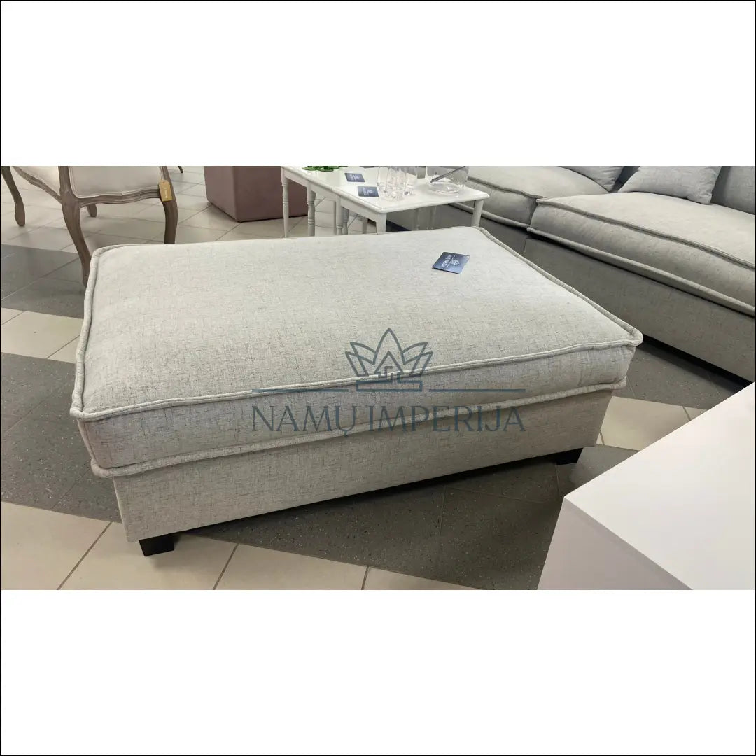 Pufas MI282 - €157 Save 50% __label:Pristatymas 1-2 d.d., color-pilka, material-gobelenas, minkšti, notouch50 €100