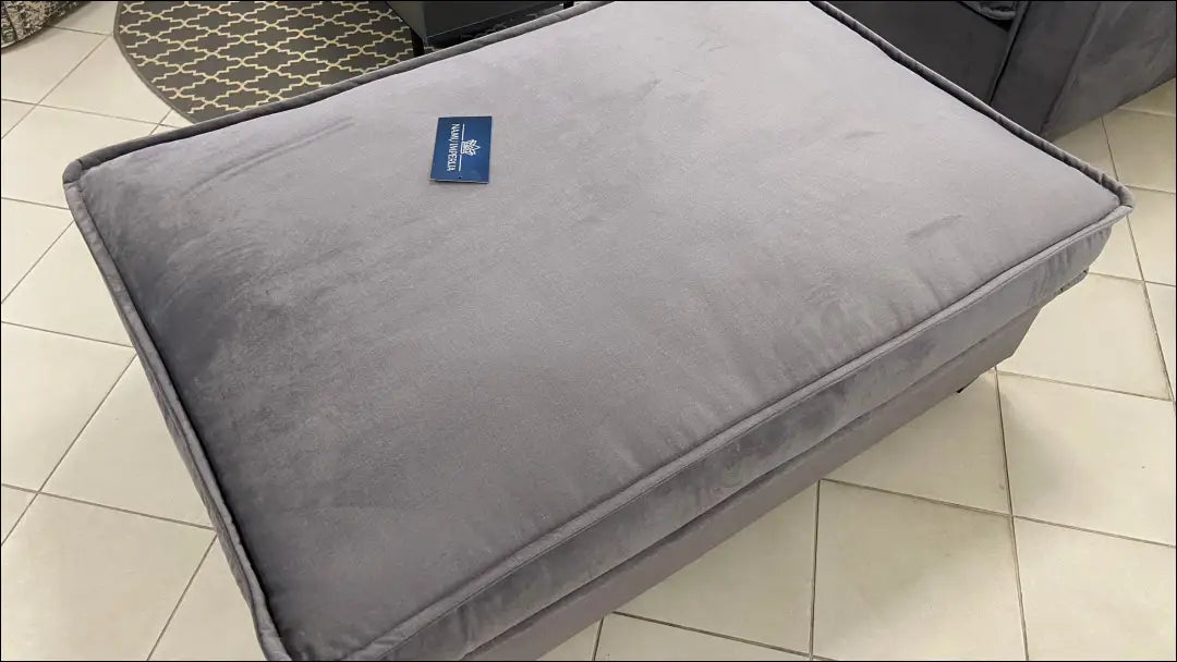 Pufas MI283 - €141 Save 55% 100-200, __label:Pristatymas 1-2 d.d., color-pilka, material-aksomas, minkšti €100 to €200