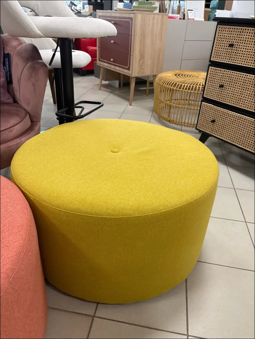 Pufas MI686 - €71 Save 55% 50-100, __label:Pristatymas 1-2 d.d., color-geltona, material-gobelenas, minksti €50 to €100