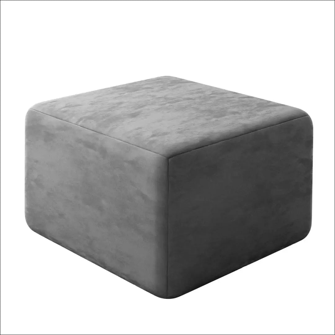 Pufas MI789 - €49 Save 50% 25-50, __label:Pristatymas 1-2 d.d., color-pilka, material-aksomas, material-poliesteris €25