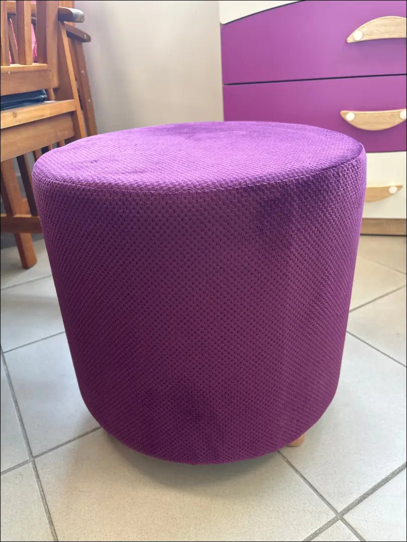 Pufas MI792 - €30 Save 50% 25-50, __label:Pristatymas 1-2 d.d., color-violetine, material-aksomas, material-poliesteris