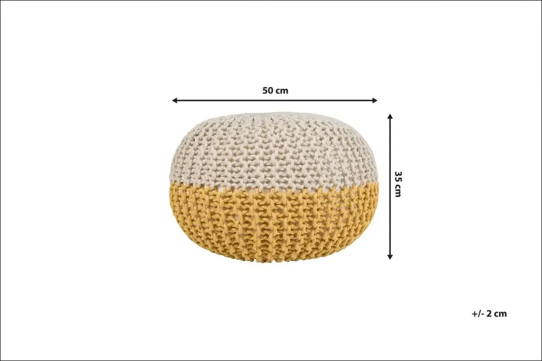 Pufas MI794 - €34 Save 50% 25-50, __label:Pristatymas 1-2 d.d., color-balta, color-geltona, material-medvilne €25