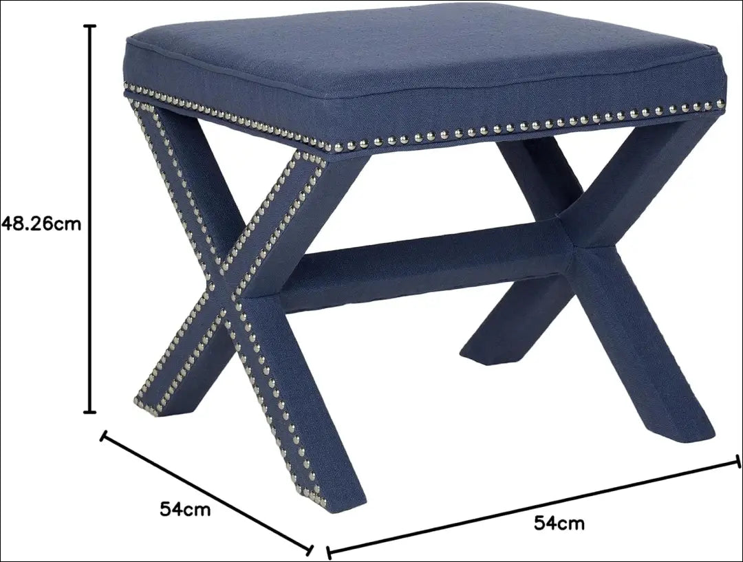 Pufas MI843 - €104 Save 50% 100-200, __label:Pristatymas 1-2 d.d., color-melyna, material-gobelenas, minksti €100