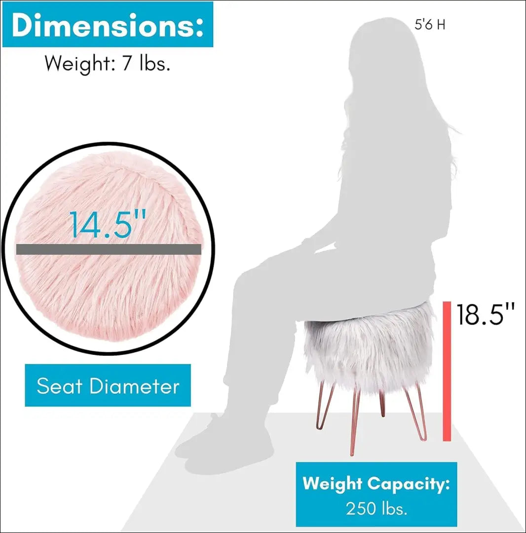 Pufas MI962 - €28 Save 50% 25-50, __label:Pristatymas 1-2 d.d., color-pilka, material-dirbtinis-kailis, minksti €25