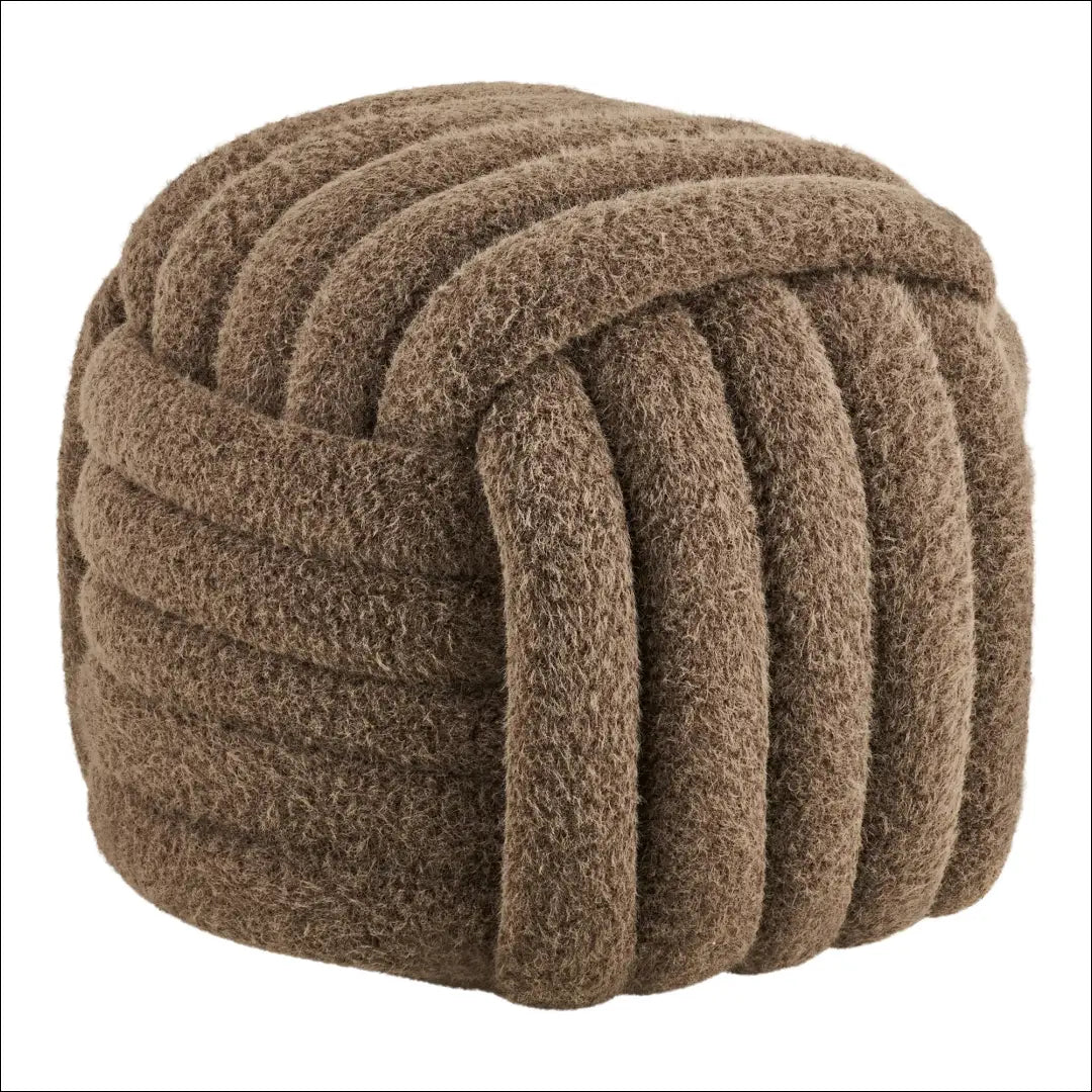 Pufas rudas 48x48x43 cm RD298 - €82 Save 15% 50-100, __label:Pristatymas 5-14 d.d., nordic, Poufs, Ruda €50 to €100