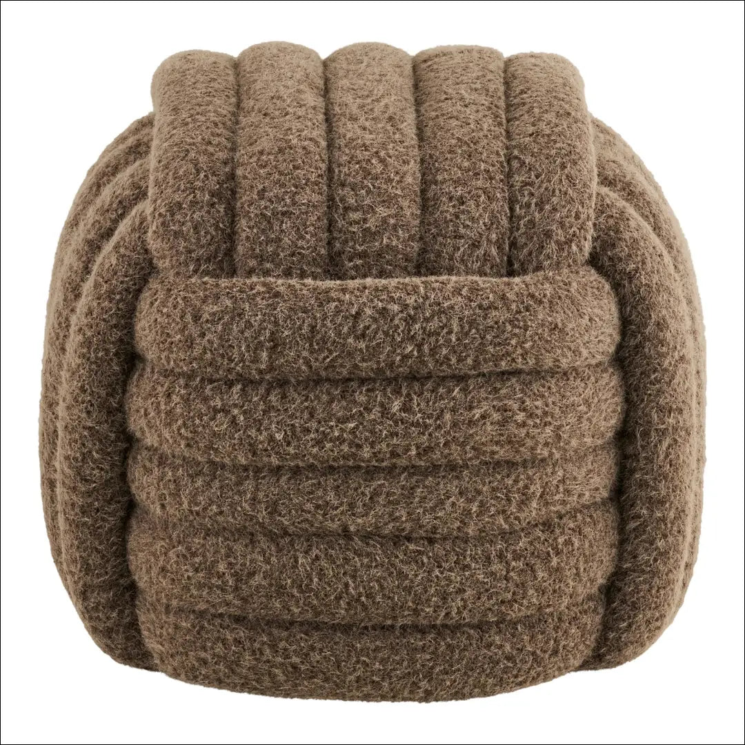 Pufas rudas 48x48x43 cm RD298 - €82 Save 15% 50-100, __label:Pristatymas 5-14 d.d., nordic, Poufs, Ruda €50 to €100
