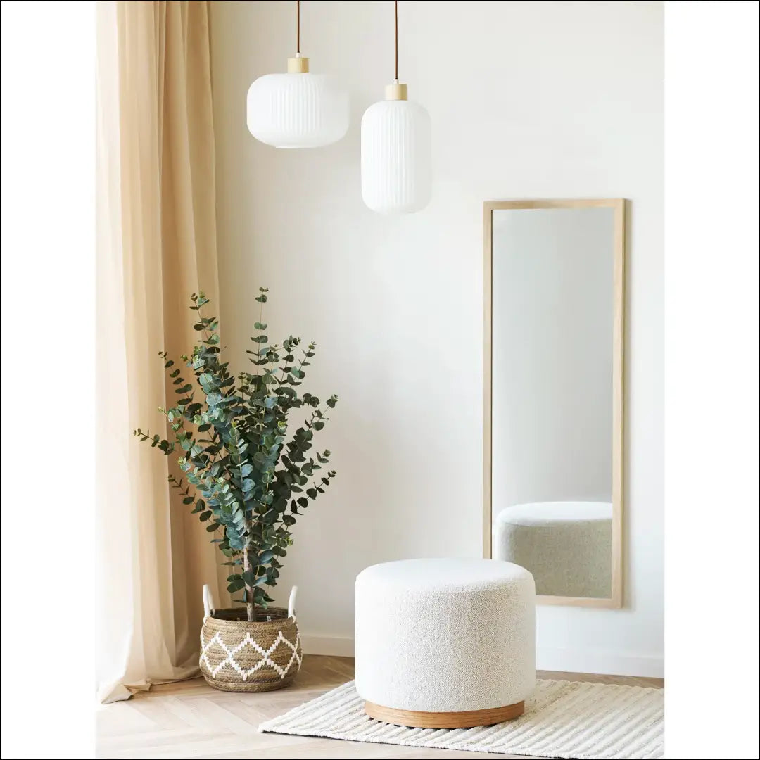 Pufas MI974 - €142 Save 10% 100-200, __label:Pristatymas 1-2 d.d., color-ruda, color-smelio, material-medzio-masyvas