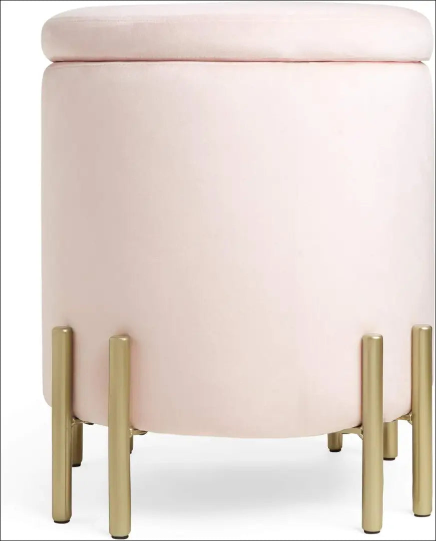 Pufas su daiktadėže MI784 - €70 Save 50% 50-100, __label:Pristatymas 1-2 d.d., color-auksine, color-rozine,